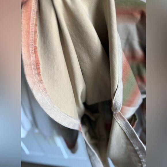 Free Peopler Ombré Serape Ruby Shacket - Picture 8 of 13